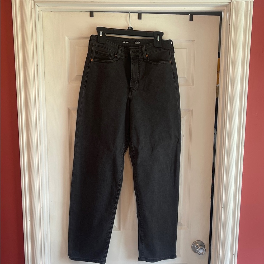 Old Navy women’s Dark Gray Straight Jeans